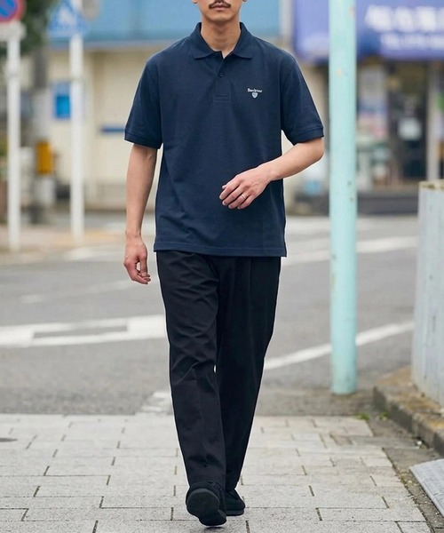 Barbour(バブアー)の「【Barbour】barbour original sports polo shirt af(ポロシャツ・メンズ・オリーブ/スカイブルー/グリーン/ネイビー/ブラック/ホワイト系1/ホワイト/ブラウン/グレー・M/XXL/L/XL)」の16枚目の写真