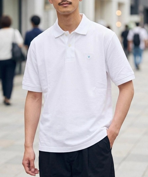 Barbour(バブアー)の「【Barbour】barbour original sports polo shirt af(ポロシャツ・メンズ・オリーブ/スカイブルー/グリーン/ネイビー/ブラック/ホワイト系1/ホワイト/ブラウン/グレー・M/XXL/L/XL)」の18枚目の写真