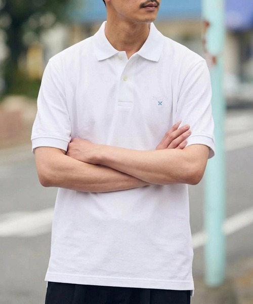 Barbour(バブアー)の「【Barbour】barbour original sports polo shirt af(ポロシャツ・メンズ・オリーブ/スカイブルー/グリーン/ネイビー/ブラック/ホワイト系1/ホワイト/ブラウン/グレー・M/XXL/L/XL)」の20枚目の写真