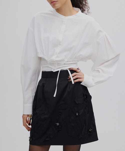 セール】UND FLOUR MOTIF MINI SKIRT（スカート）｜Ameri（アメリ）の