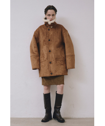 MIDNLOW（ミッドアンドロー）の「Acoustic Suede Shearling Coat（ムートンコート）」