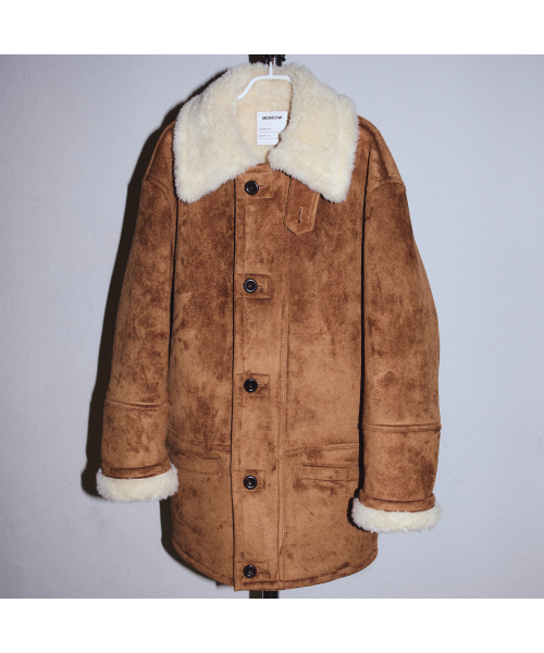 MIDNLOW(ミッドアンドロー)の「Acoustic Suede Shearling Coat(ムートンコート・レディース・その他・FREE)」の5枚目の写真