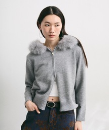 ファー付き」に該当するパーカー（グレー/灰色系）ファッション通販