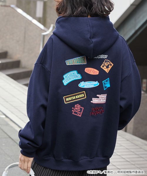 美品◇45R【藍染め：インディゴ◇スウェット/パーカー】M相当 刺繍