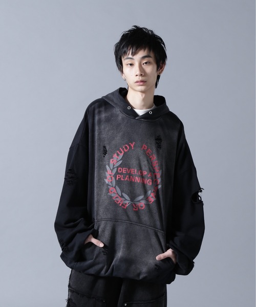 DANKE SCHON（ダンケシェーン）の「DankeSchon/ダンケシェーン/CHEMICAL BALOON HOODIE（パーカー・メンズ・ブラック・L/M）」の22枚目の写真