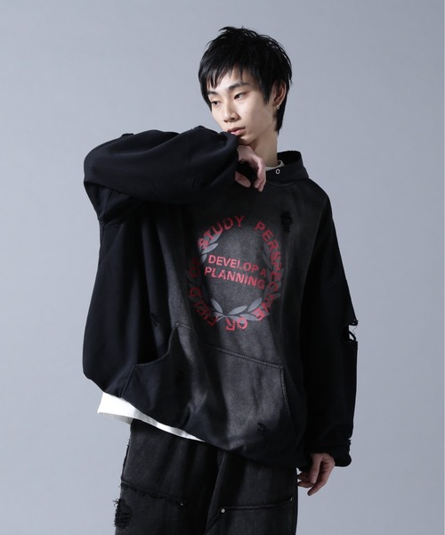 DANKE SCHON（ダンケシェーン）の「DankeSchon/ダンケシェーン/CHEMICAL BALOON HOODIE（パーカー・メンズ・ブラック・L/M）」の21枚目の写真