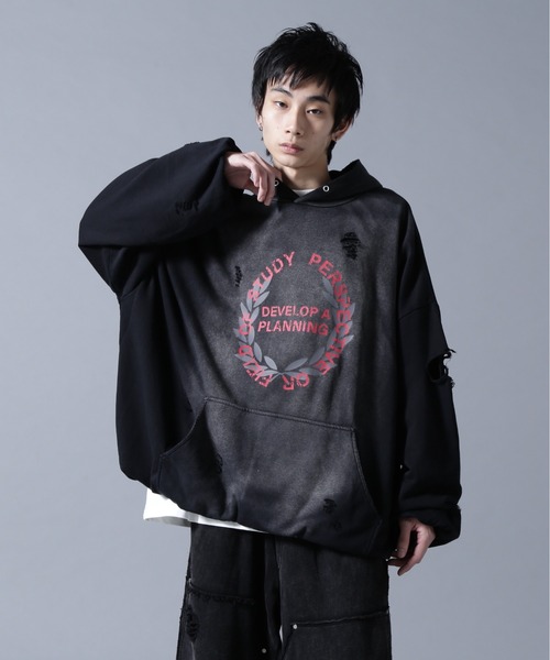 DANKE SCHON（ダンケシェーン）の「DankeSchon/ダンケシェーン/CHEMICAL BALOON HOODIE（パーカー・メンズ・ブラック・L/M）」の20枚目の写真