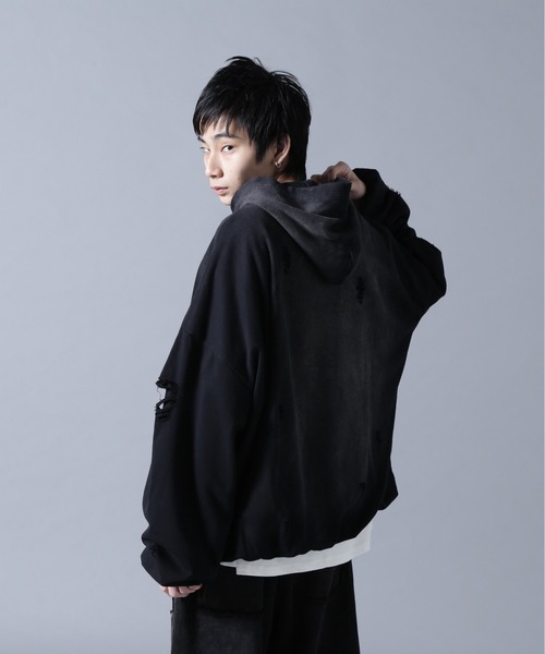 DANKE SCHON（ダンケシェーン）の「DankeSchon/ダンケシェーン/CHEMICAL BALOON HOODIE（パーカー・メンズ・ブラック・L/M）」の16枚目の写真