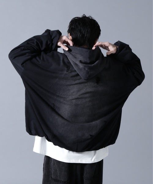DANKE SCHON（ダンケシェーン）の「DankeSchon/ダンケシェーン/CHEMICAL BALOON HOODIE（パーカー・メンズ・ブラック・L/M）」の15枚目の写真