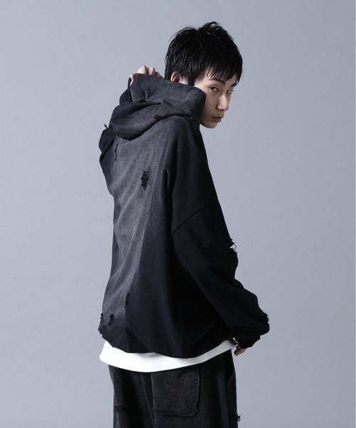 DANKE SCHON（ダンケシェーン）の「DankeSchon/ダンケシェーン/CHEMICAL BALOON HOODIE（パーカー・メンズ・ブラック・L/M）」の14枚目の写真