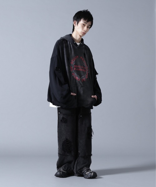 DANKE SCHON（ダンケシェーン）の「DankeSchon/ダンケシェーン/CHEMICAL BALOON HOODIE（パーカー・メンズ・ブラック・L/M）」の11枚目の写真
