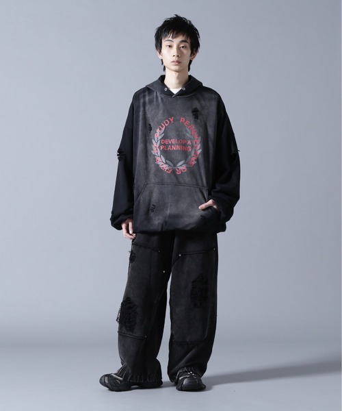 DANKE SCHON（ダンケシェーン）の「DankeSchon/ダンケシェーン/CHEMICAL BALOON HOODIE（パーカー・メンズ・ブラック・L/M）」の10枚目の写真