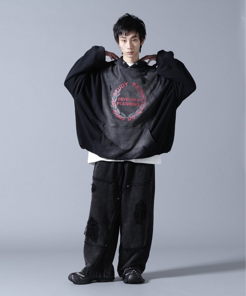 DANKE SCHON（ダンケシェーン）の「DankeSchon/ダンケシェーン/CHEMICAL BALOON HOODIE（パーカー・メンズ・ブラック・L/M）」の9枚目の写真