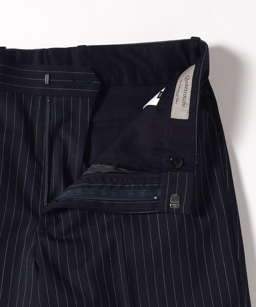 QUATTROCCHI(クアトロッキ)の「QUATTROCCHI / ストライプ シグネチャー トラウザー(その他パンツ・メンズ・ネイビー・S/M/L/XL)」の5枚目の写真
