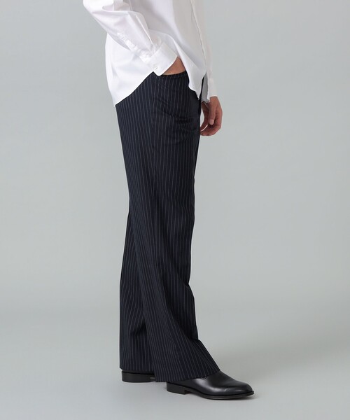 QUATTROCCHI(クアトロッキ)の「QUATTROCCHI / ストライプ シグネチャー トラウザー(その他パンツ・メンズ・ネイビー・S/M/L/XL)」の15枚目の写真
