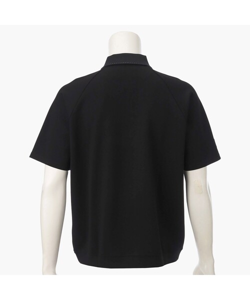 BRIEFING（ブリーフィング）の「【BRIEFING GOLF／ブリーフィングゴルフ】 MS MINI 3D LOGO HALFZIP POLO （リラックスフィット）（ポロシャツ・メンズ・ホワイト/ブラウン/グレー/ブラック・M/L）」の5枚目の写真