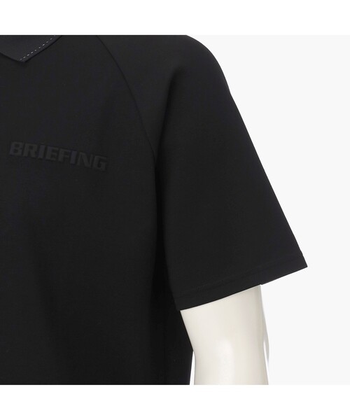 BRIEFING（ブリーフィング）の「【BRIEFING GOLF／ブリーフィングゴルフ】 MS MINI 3D LOGO HALFZIP POLO （リラックスフィット）（ポロシャツ・メンズ・ホワイト/ブラウン/グレー/ブラック・M/L）」の10枚目の写真