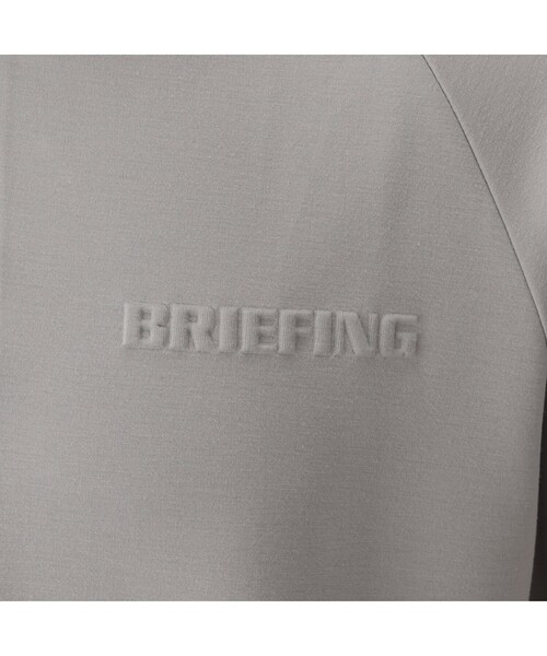 BRIEFING（ブリーフィング）の「【BRIEFING GOLF／ブリーフィングゴルフ】 MS MINI 3D LOGO HALFZIP POLO （リラックスフィット）（ポロシャツ・メンズ・ホワイト/ブラウン/グレー/ブラック・M/L）」の16枚目の写真