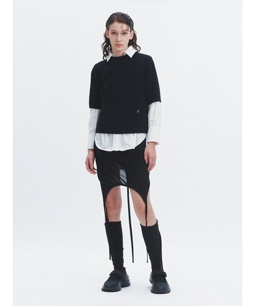 HAVELESS(ハブレス)の「SOFY ALPACA ROUND KNIT TOP BLACK(ニット/セーター・レディース・その他・FREE)」の2枚目の写真