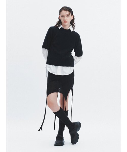 HAVELESS(ハブレス)の「SOFY ALPACA ROUND KNIT TOP BLACK(ニット/セーター・レディース・その他・FREE)」の3枚目の写真