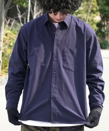 LS SHIRT /BANKS JOURNAL(バンクスジャーナル）無地 長袖シャツ