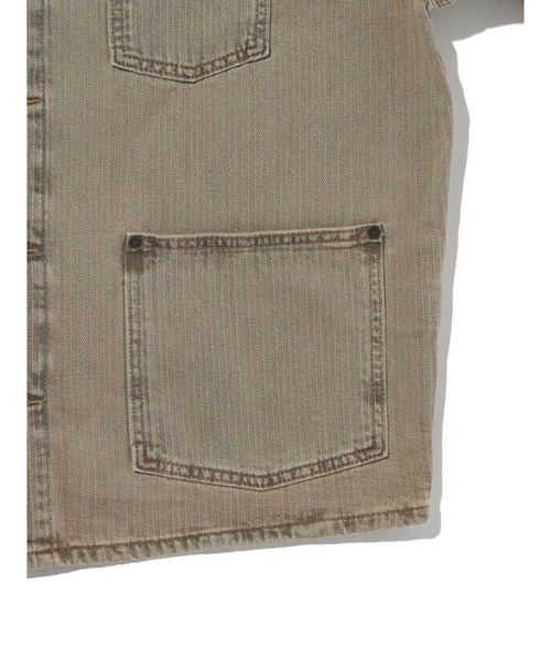 Levi's(リーバイス)の「Levi's/リーバイス ユニオンエンジニアカーディガン(ノーカラージャケット・メンズ・グレー・XL/L/M/S)」の6枚目の写真