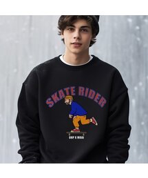 OHP x MOAI スケーター裏起毛スウェット