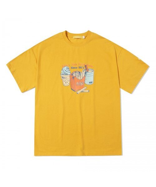 MAINBOOTH(メインブース)の「Billys Fast Food T-shirt(YELLOW)(Tシャツ/カットソー・メンズ・その他・1)」の3枚目の写真