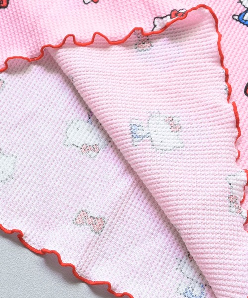 MARKEY'S(マーキーズ)の「【HELLO KITTY/ハローキティ】別注ワッフルTシャツ(Tシャツ/カットソー・キッズ・ピンク/パープル/ミント・100/130/120/110/95/90/80)」の11枚目の写真