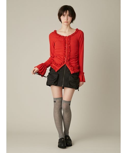 FURFUR(ファーファー)の「ミニリボンカシメローファー(ローファー・レディース・オフホワイト/ブラック/ブラウン・36/37/38)」の22枚目の写真