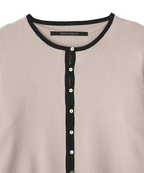 YECCA VECCA（イェッカヴェッカ）の「【2点SET】カーディガンセットワンピース（ワンピース・レディース・グレイッシュベージュ/ライトブルー/ブラック・FREE）」の21枚目の写真