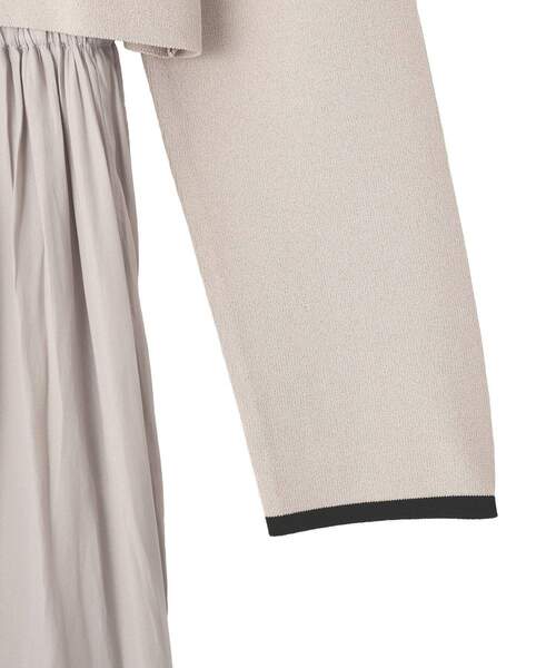 YECCA VECCA（イェッカヴェッカ）の「【2点SET】カーディガンセットワンピース（ワンピース・レディース・グレイッシュベージュ/ライトブルー/ブラック・FREE）」の20枚目の写真