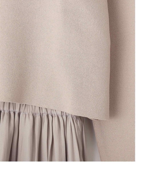 YECCA VECCA（イェッカヴェッカ）の「【2点SET】カーディガンセットワンピース（ワンピース・レディース・グレイッシュベージュ/ライトブルー/ブラック・FREE）」の19枚目の写真