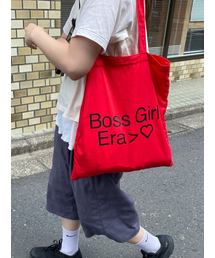 ISTKUNST（イストクンスト）の「HMF ECO BAG_RED(IK2FFMAB42C)（トートバッグ）」