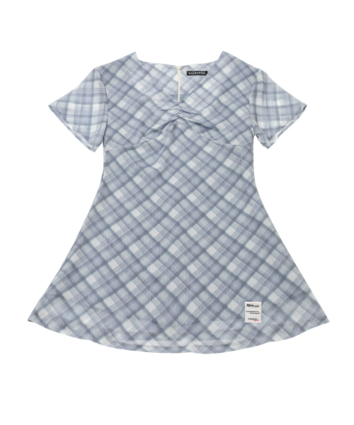 KATHARSIS(カタルシス)の「シフォンミニワンピースブルーチェック ONE SIZE(ワンピース・レディース・その他・ONE SIZE)」の7枚目の写真