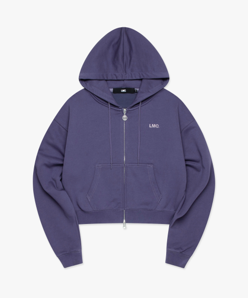 LMCの「WM OG CROPPED ZIP-UP HOODIE dark purple(パーカー・レディース・その他・S/M)」の4枚目の写真