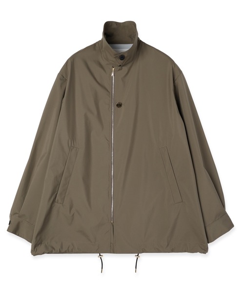 CULLNI(クルニ)の「Three-Layer Taffeta Zip Up Short Coat(ステンカラーコート・メンズ・ブラック/カーキ・0/1/2)」の6枚目の写真