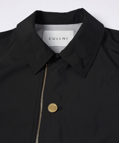 CULLNI(クルニ)の「Three-Layer Taffeta Zip Up Short Coat(ステンカラーコート・メンズ・ブラック/カーキ・0/1/2)」の15枚目の写真