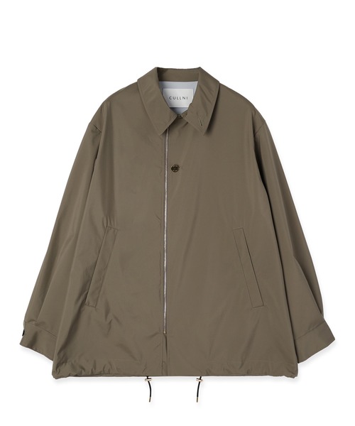 CULLNI(クルニ)の「Three-Layer Taffeta Zip Up Short Coat(ステンカラーコート・メンズ・ブラック/カーキ・0/1/2)」の18枚目の写真
