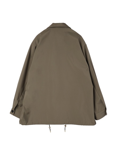 CULLNI(クルニ)の「Three-Layer Taffeta Zip Up Short Coat(ステンカラーコート・メンズ・ブラック/カーキ・0/1/2)」の16枚目の写真