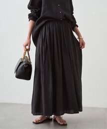 LOUNGEDRESS | リネンタックギャザースカート(スカート)