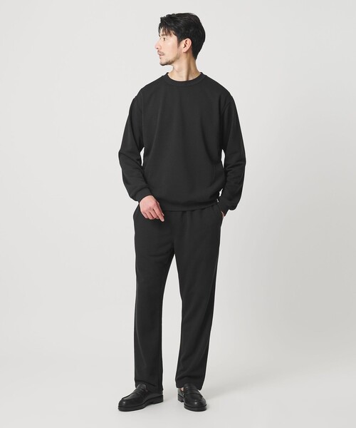 BEAUTY&YOUTH UNITED ARROWS（ビューティーアンドユースユナイテッドアローズ）の「【WEB限定 WARDROBE SMART】エアロノット スウェット/セットアップ対応【吸水速乾・UVカット】（スウェット・メンズ・ブラック/グレー/ダークグレー・L/M/S/XL）」の9枚目の写真