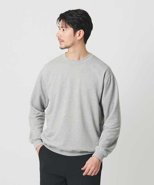 BEAUTY&YOUTH UNITED ARROWS（ビューティーアンドユースユナイテッドアローズ）の「【WEB限定 WARDROBE SMART】エアロノット スウェット/セットアップ対応【吸水速乾・UVカット】（スウェット・メンズ・ブラック/グレー/ダークグレー・L/M/S/XL）」の19枚目の写真