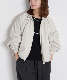 cepo | バルーンジップギャザーブルゾン(ブルゾン)
