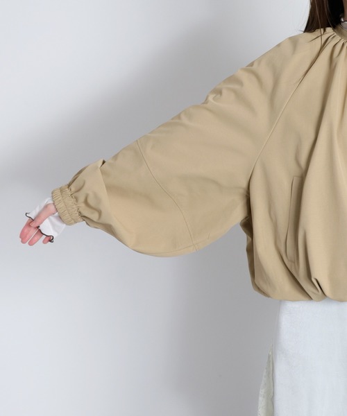 cepo（セポ）の「バルーンジップギャザーブルゾン（ブルゾン・レディース・チャコール/ベージュ/オフホワイト・M）」の19枚目の写真