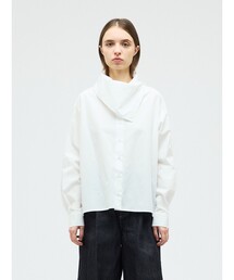 mizuiro ind スカーフカラーシャツ