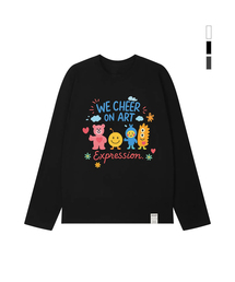 [UNISEX] WE CHEERロングスリーブTシャツ_3color