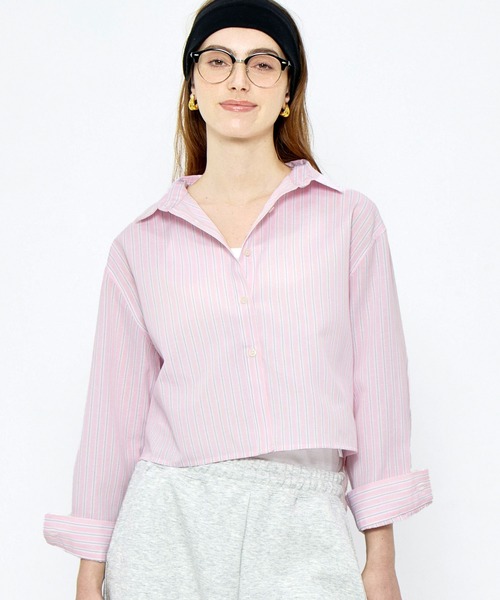 クロップドオックスシャツ（シャツ/ブラウス）｜coca（coca）（コカ