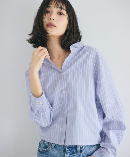 クロップドオックスシャツ（シャツ/ブラウス）｜coca（coca）（コカ