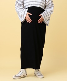 LEPSIM | 【産前・産後対応】マタニティ／リブナロースカート　639576(マタニティウェア/グッズ)